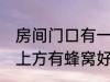 房间门口有一个蜂窝是什么兆头 门口上方有蜂窝好不好
