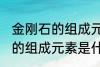 金刚石的组成元素是碳元素吗 金刚石的组成元素是什么呢