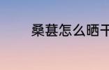 桑葚怎么晒干 桑葚如何晒干