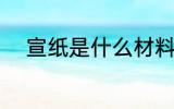 宣纸是什么材料做的 宣纸的特性