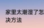 家里太潮湿了怎么办 家里太潮湿的解决方法