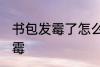 书包发霉了怎么洗掉 如何解决书包发霉
