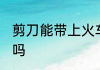 剪刀能带上火车吗 剪刀可以带上火车吗