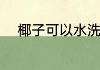 椰子可以水洗吗 椰子鞋能水洗吗