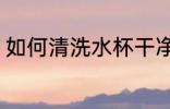 如何清洗水杯干净 怎样清洗水杯干净