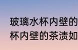 玻璃水杯内壁的茶渍怎么清洗 玻璃水杯内壁的茶渍如何清洗