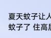夏天蚊子让人烦恼是不是住高层就没蚊子了 住高层会不会就没蚊子了