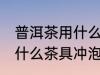 普洱茶用什么壶冲最好 普洱茶适合用什么茶具冲泡