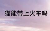 猫能带上火车吗 猫可以带上火车吗